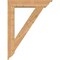 Ekena Millwork Traditional Traditional Smooth Bracket w/ Offset Brace, Western Red Cedar, 7 1/2"W x 36"D x 48"H BKT0806X36X48TRA01SWR - alternate 4